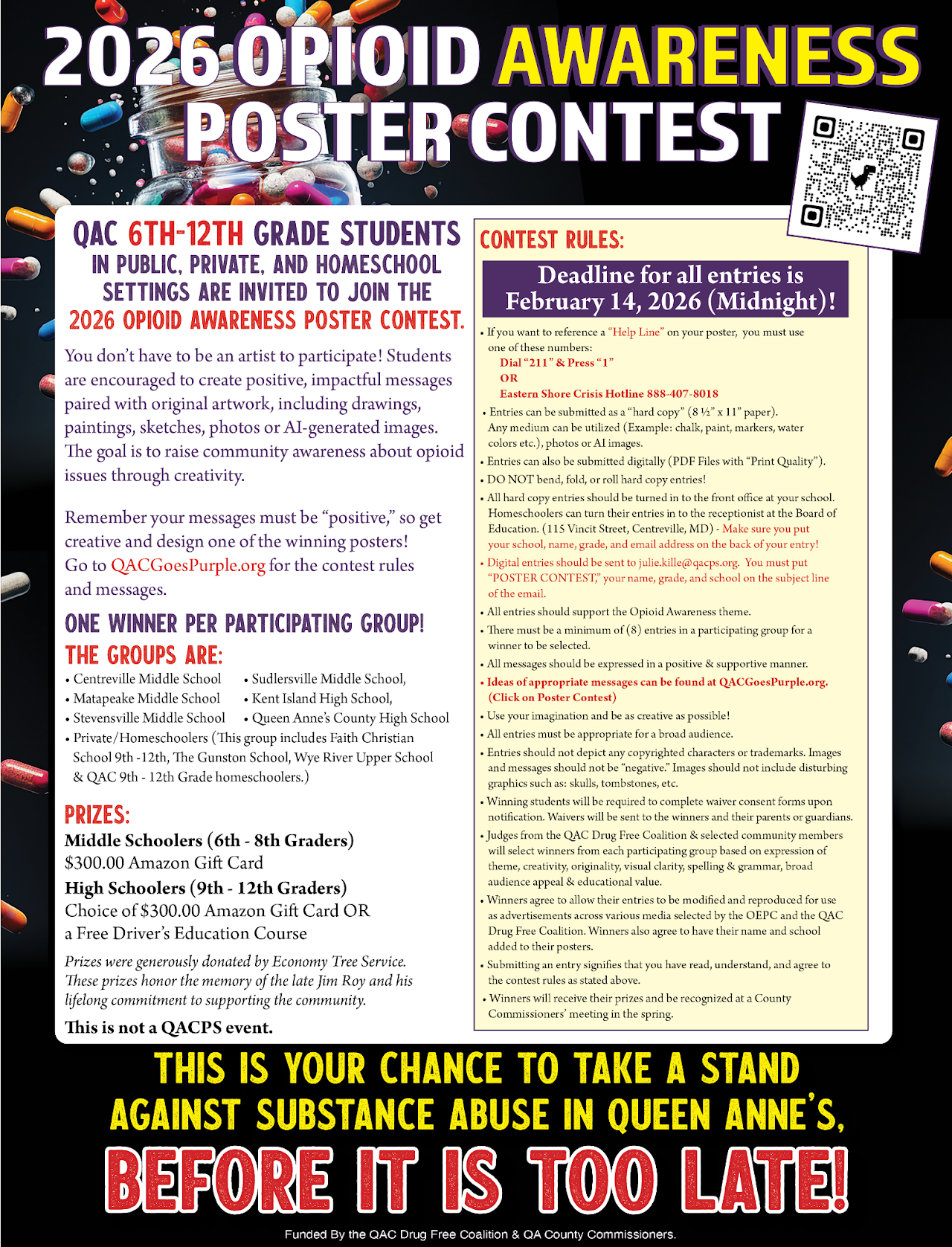 QAC Goes Purple prevention activity