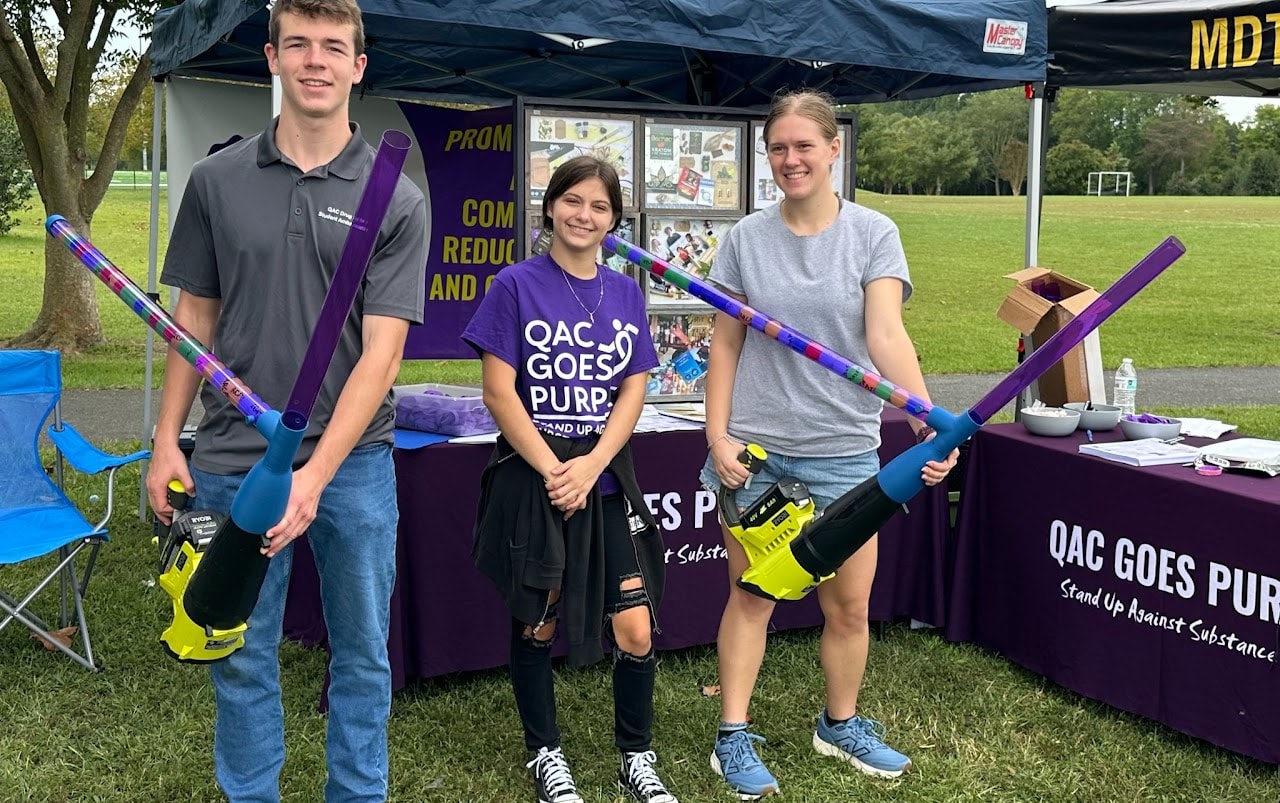 Going Purple Together event at Church Hill Park
